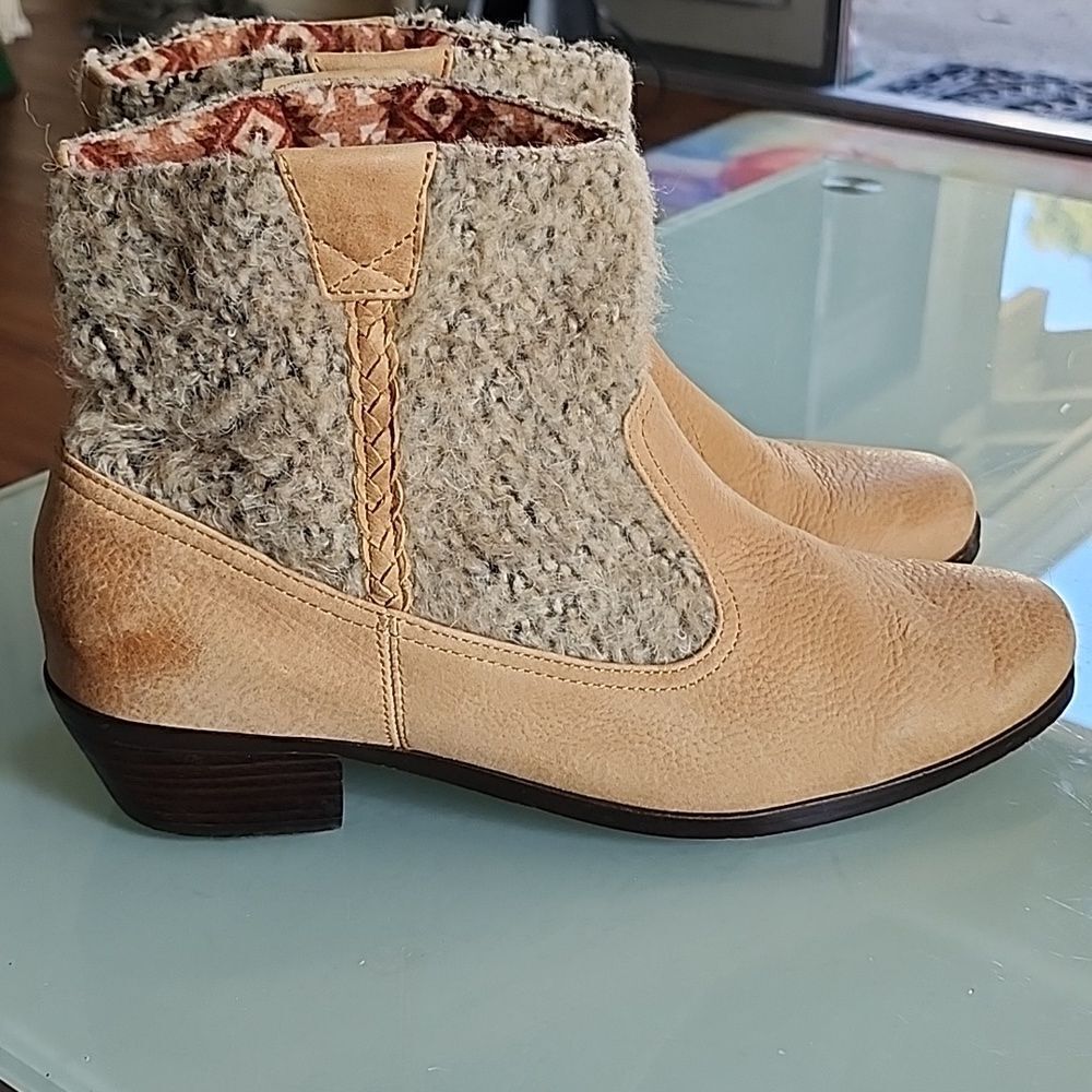 Wolverine 1883‎ Leather Granola Girl Retro Coastal Cowgirl Boho Y2K Boots Size 7
